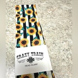 Crazy Train Skinny Scarf - Sunflower Stripe